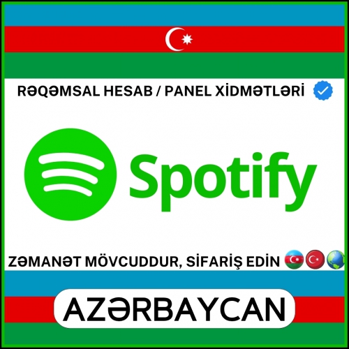  Spotify AZƏRBAYCAN 1 AY Premium orginal hesab